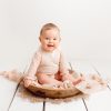 smiling baby girl Huntingdon baby photographer