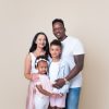 family standing in Huntingdon family photography studio session
